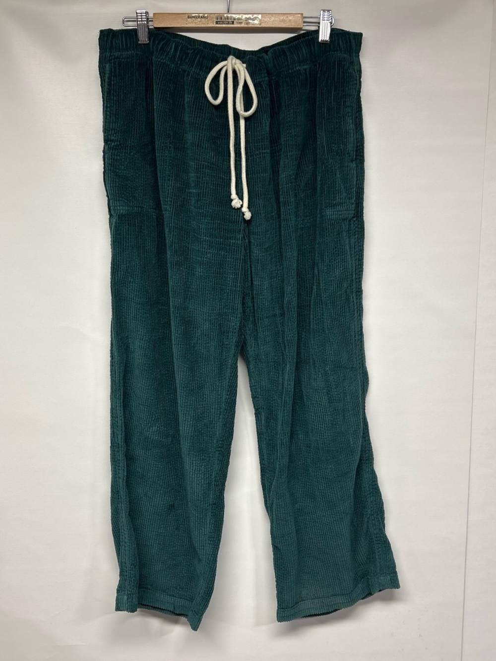 aerie Forest Green Corduroy Drawstring Pants